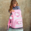 Zippy Plus Hello Kitty Sweet Leopard Schulranzen-Set 9tlg: Schulranzen, Federmäppchen, Turnbeutel, Schürze, Geldbörse, Pencil Slider, Federmäppchen 3-Fach, Trinkflasche, Faltkoffer mit geschmiedeten E