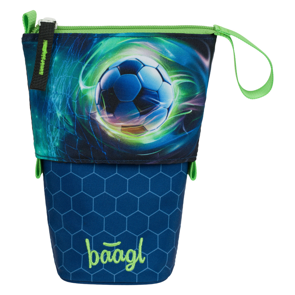 Zippy Plus Fußball Schulranzen-Set 9tlg: Schulranzen, Federmäppchen, Turnbeutel, Schürze, Geldbörse, Pencil Slider, Federmäppchen 3-Fach, Sporttasche, Baaglies