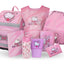 Zippy Plus Hello Kitty Sweet Leopard Schulranzen-Set 8tlg: Schulranzen, Pencil Slider, Federmäppchen, Turnbeutel, Geldbörse, Heftmappe, Schürze, Trinkflasche
