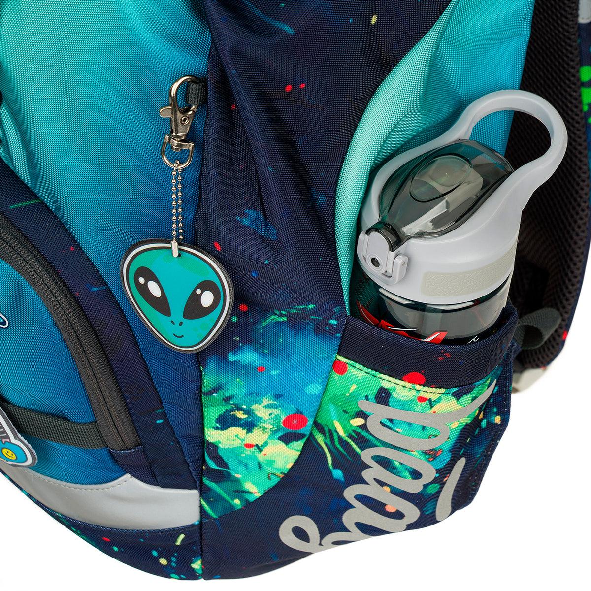 Airy Chill Rucksack-Set 8tlg: Rucksack, Pencil Slider, Federmäppchen, Turnbeutel, Geldbörse, Brotdose, Schürze, Trinkflasche