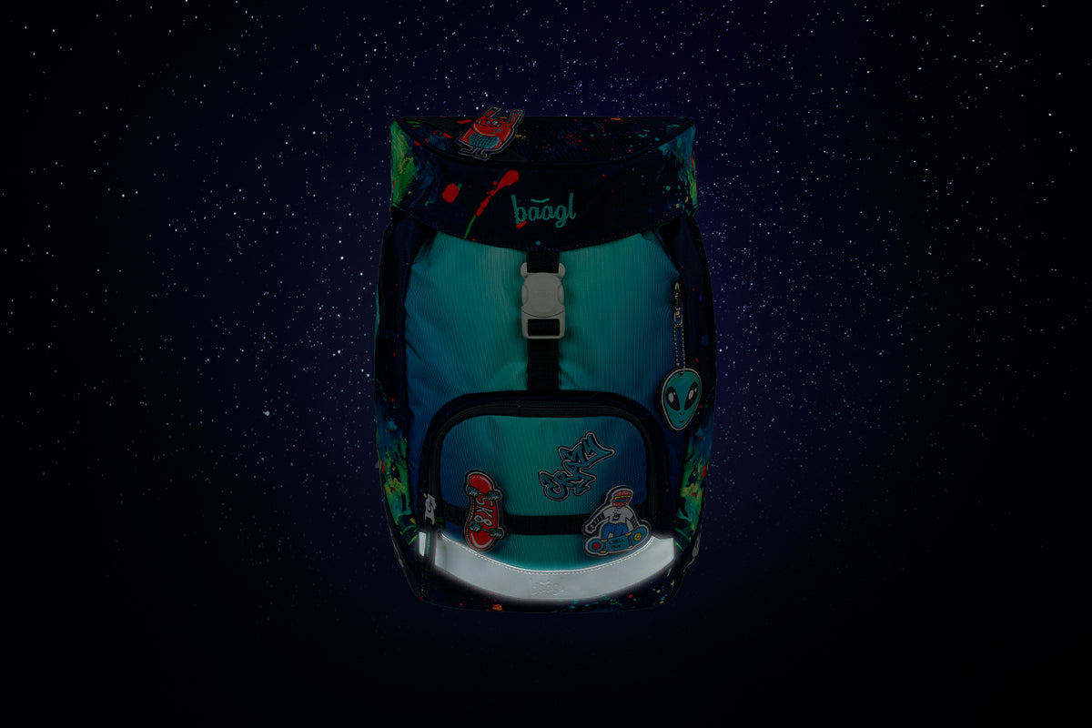 Airy Chill Rucksack-Set 8tlg: Rucksack, Pencil Slider, Federmäppchen, Turnbeutel, Geldbörse, Brotdose, Schürze, Trinkflasche