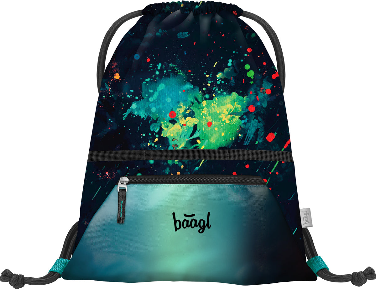 Airy Chill Rucksack-Set 8tlg: Rucksack, Pencil Slider, Federmäppchen, Turnbeutel, Geldbörse, Brotdose, Schürze, Trinkflasche