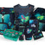 Airy Chill Rucksack-Set 8tlg: Rucksack, Pencil Slider, Federmäppchen, Turnbeutel, Geldbörse, Brotdose, Schürze, Trinkflasche
