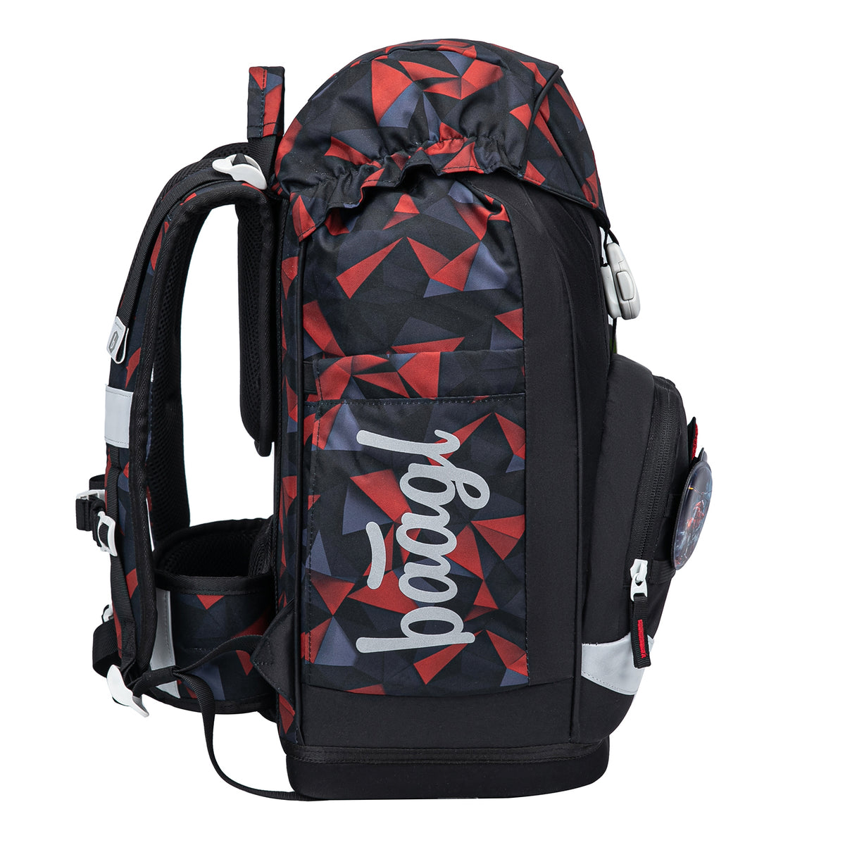 Airy Plus Lebensretter Schulrucksack-Set 8tlg: Schulrucksack, Pencil Slider, Federmäppchen, Turnbeutel, Geldbörse, Schürze, Federmäppchen 3-Fach, Baaglies