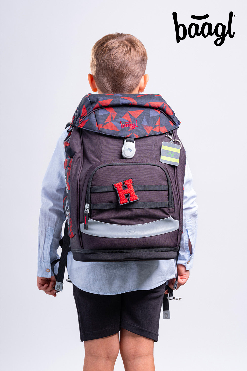 Airy Plus Lebensretter Schulrucksack-Set 8tlg: Schulrucksack, Pencil Slider, Federmäppchen, Turnbeutel, Geldbörse, Schürze, Federmäppchen 3-Fach, Baaglies