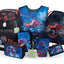 Airy Plus Lebensretter Schulrucksack-Set 8tlg: Schulrucksack, Pencil Slider, Federmäppchen, Turnbeutel, Geldbörse, Schürze, Federmäppchen 3-Fach, Baaglies