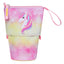 Airy Rainbow Unicorn Rucksack-Set 9tlg: Rucksack, Pencil Slider, Federmäppchen, Turnbeutel, Geldbörse, Heftmappe, Brotdose, Schürze, Faltkoffer mit geschmiedeten Ecken