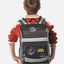 Zippy Plus Pixel Space Schulranzen-Set 6tlg: Schulranzen, Pencil Slider, Turnbeutel, Geldbörse, Faltkoffer mit geschmiedeten Ecken, Schürze