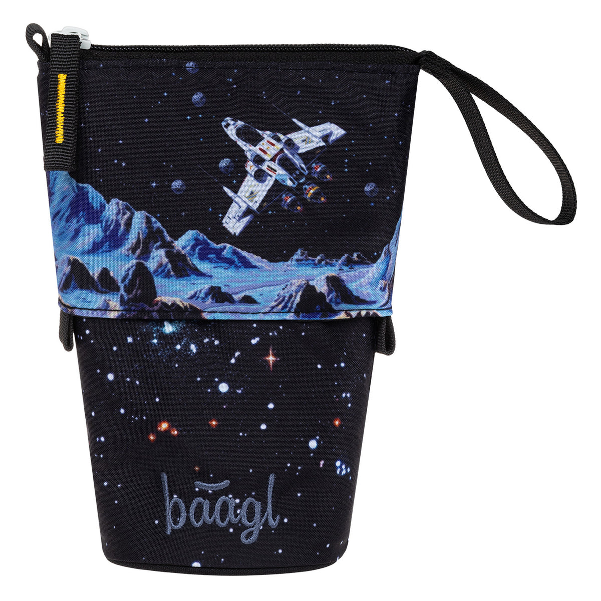Zippy Plus Pixel Space Schulranzen-Set 6tlg: Schulranzen, Pencil Slider, Turnbeutel, Geldbörse, Faltkoffer mit geschmiedeten Ecken, Schürze