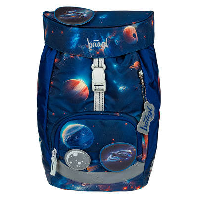 Airy Weltraum Rucksack-Set 6tlg: Rucksack, Pencil Slider, Federmäppchen, Turnbeutel, Geldbörse, Baaglies