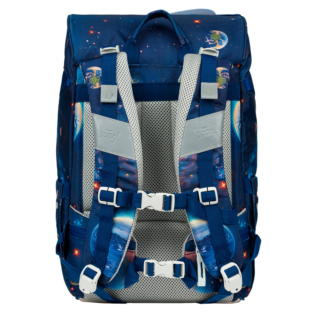 Airy Weltraum Rucksack-Set 6tlg: Rucksack, Pencil Slider, Federmäppchen, Turnbeutel, Geldbörse, Baaglies