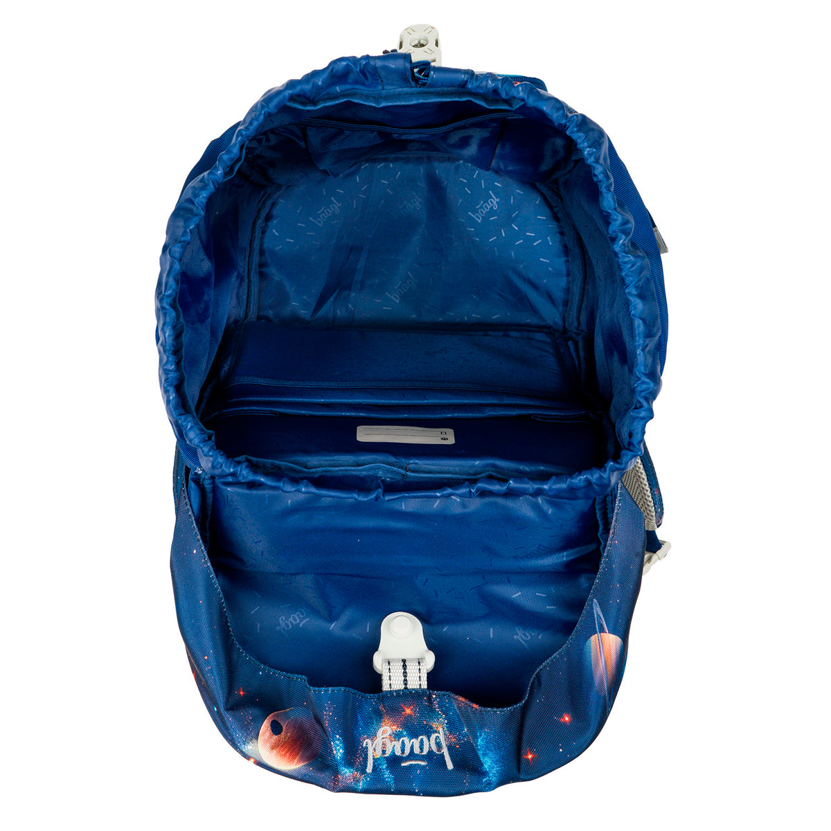 Airy Weltraum Rucksack-Set 6tlg: Rucksack, Pencil Slider, Federmäppchen, Turnbeutel, Geldbörse, Baaglies