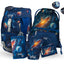 Airy Weltraum Rucksack-Set 6tlg: Rucksack, Pencil Slider, Federmäppchen, Turnbeutel, Geldbörse, Baaglies