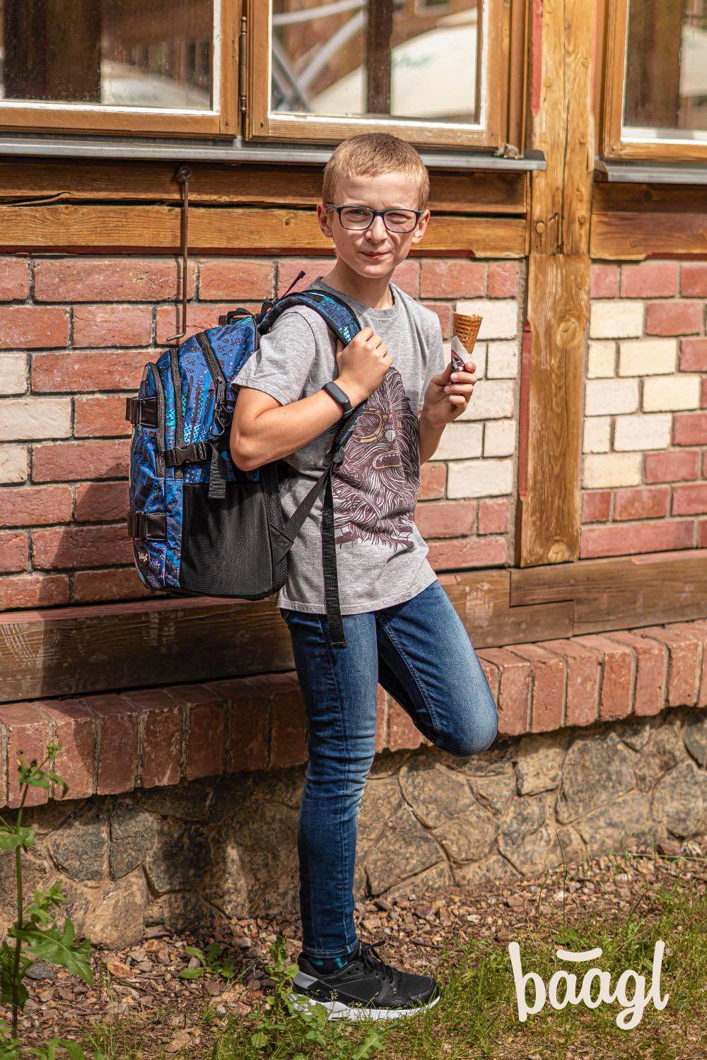 Schulrucksack Skate Structures