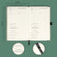 Plankalender undatiert Note to self, 5 Minuten täglich, 13 × 21 cm