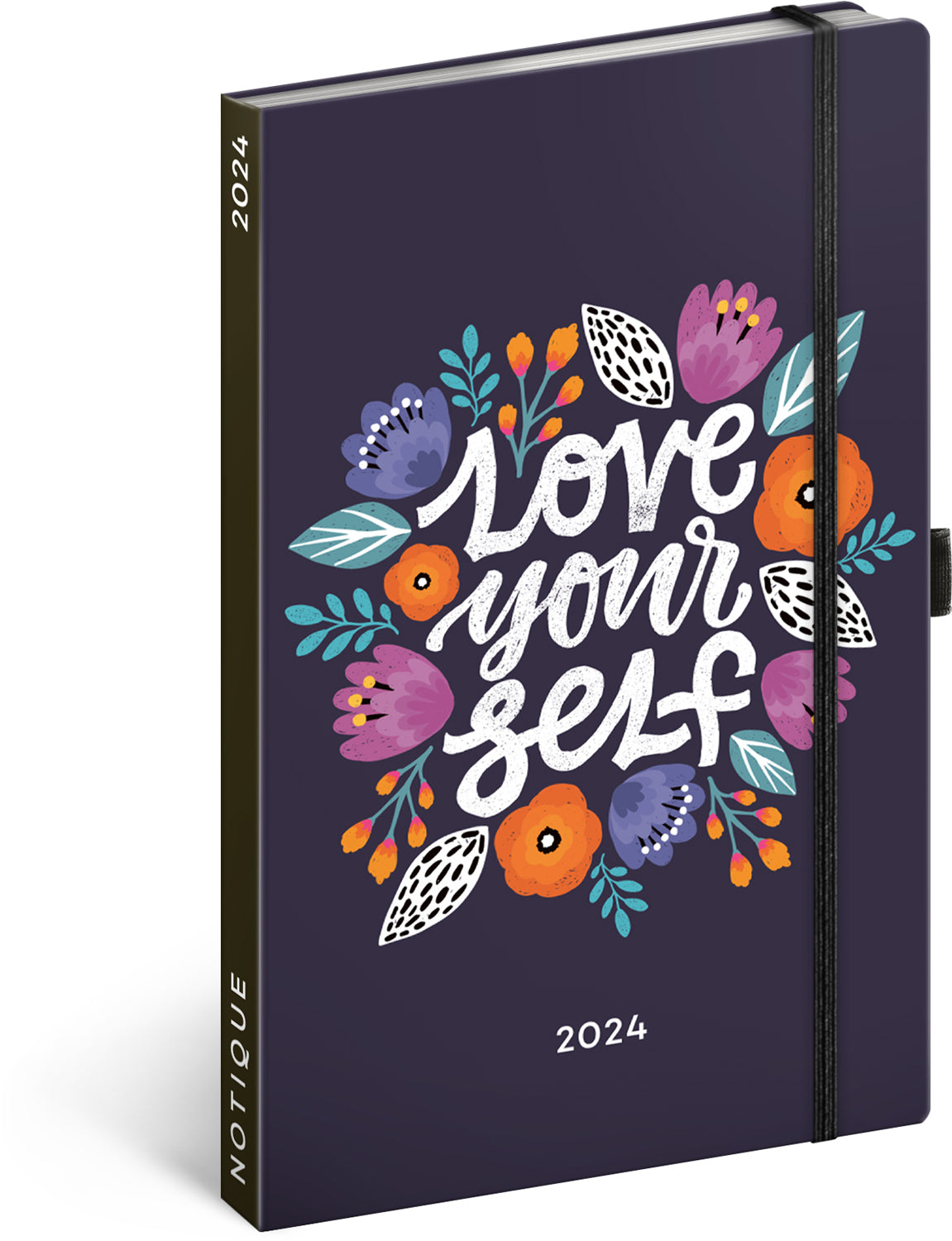 Buchkalender Love Yourself 2024, wöchentlich, 13 × 21 cm