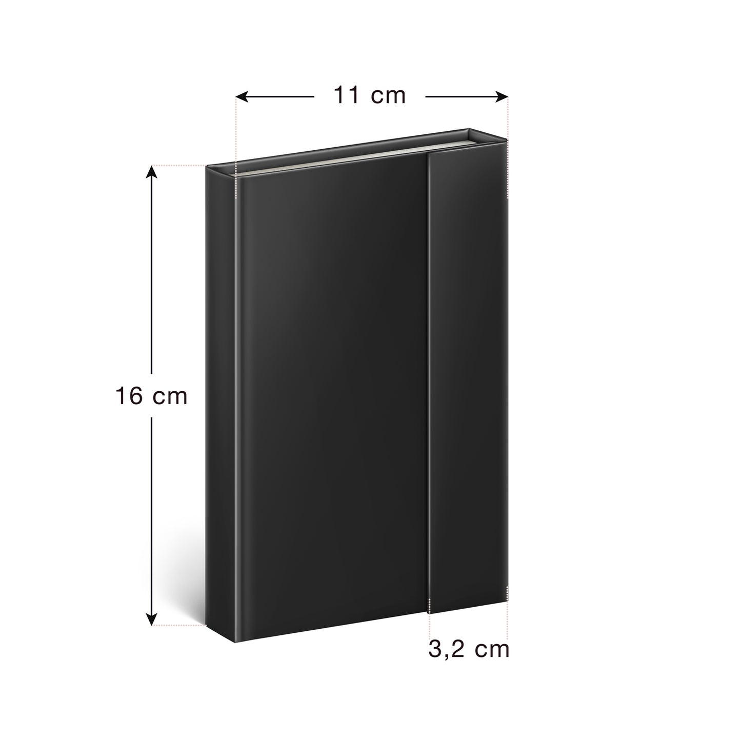 Buchkalender Horizont 2024, wöchentlich, magnetisch, 11 × 16 cm