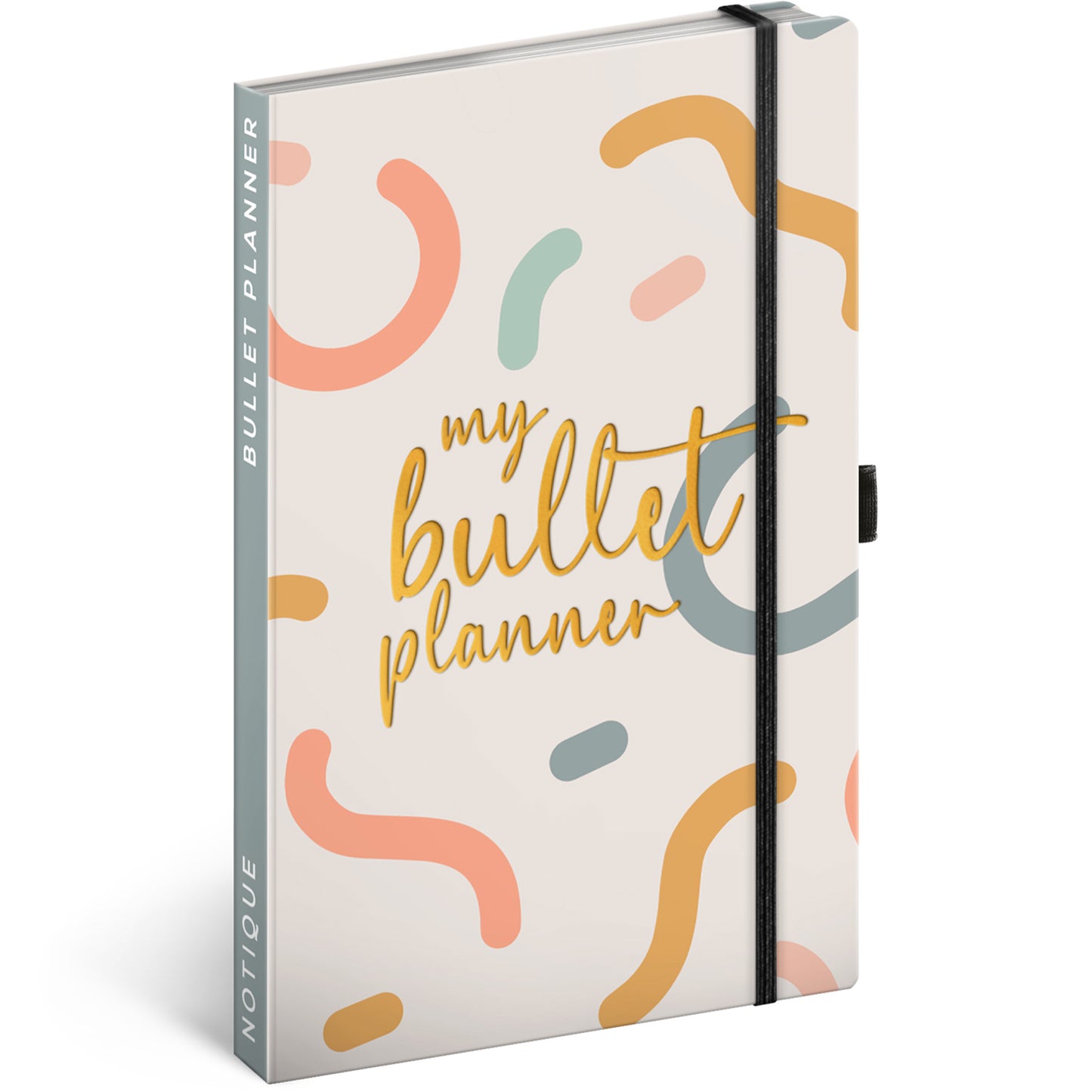 Buchkalender, wöchentlich und undatiert My Bullet Planner, 13 × 21 cm DE/EN