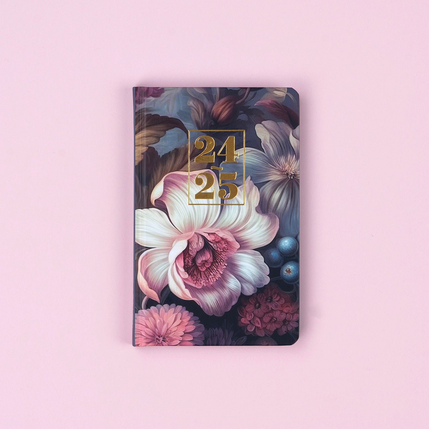 18-Monats- Terminplaner Petito - Blumen 2024/2025, 11 x 17 cm
