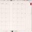 Wöchentlicher Magnetplaner Rosa Marmor 2026, 11 x 16 cm
