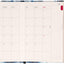 Wöchentlicher Magnetplaner Porzellanblüte 2026, 11 x 16 cm