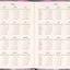 Planbook Kalender/Notizbuch Violette Blumen 2026, 13 x 21 cm