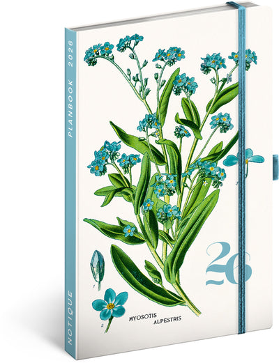 Planbook Kalender/Notizbuch Herbarium 2026, 13 x 21 cm