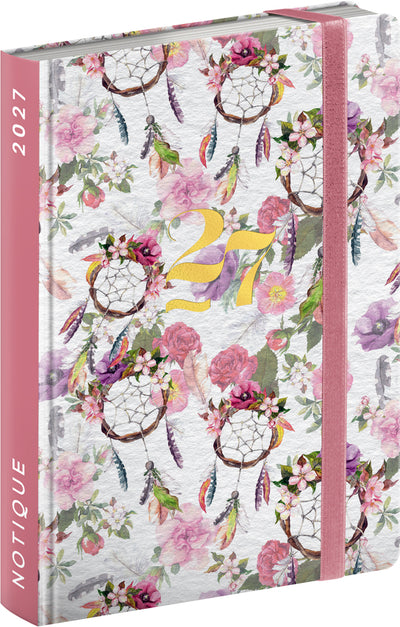 Wochenplaner Handtaschenformat Dream Catcher 2027, 9,8 x 14,5 cm