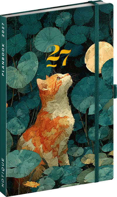 Planbook Planer/Notizbuch Cat 2027, 13 x 21 cm
