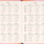 Planbook Planer/Notizbuch Coral 2027, 13 x 21 cm
