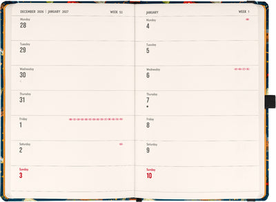 Planbook Planer/Notizbuch Harry Potter – Hogwarts Express 2027, 13 x 21 cm