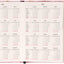 Magnetic Weekly Planner Pink Marble 2027, 11 x 16 cm
