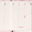 Magnetic Weekly Planner Pink Marble 2027, 11 x 16 cm