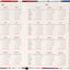 Magnetic Weekly Planner Poppies 2027, 11 x 16 cm