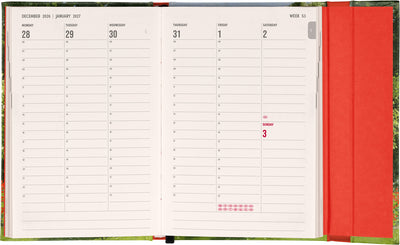 Magnetic Weekly Planner Claude Monet 2027, 11 x 16 cm