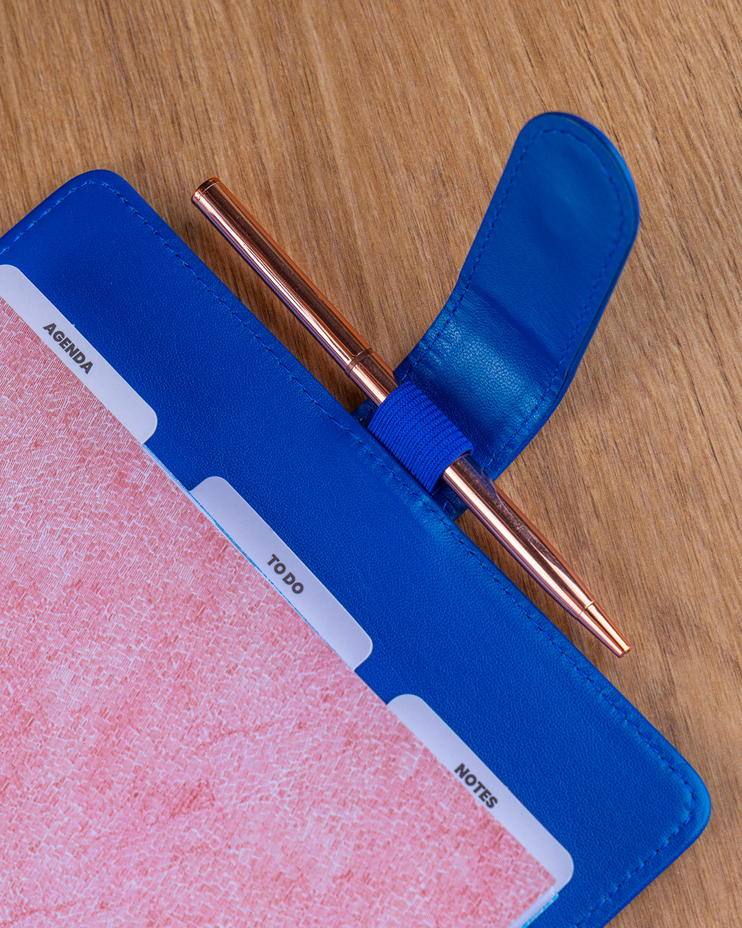Refill – Weekly Ring Bound Planner 2027, royal blue, 12,5 x 19 cm