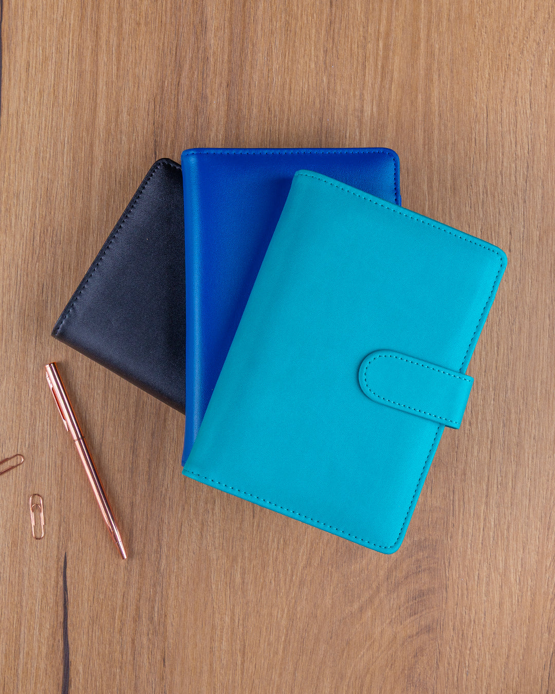 Refill – Weekly Ring Bound Planner 2027, royal blue, 12,5 x 19 cm