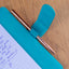 Refill – Weekly Ring Bound Planner 2027, turquoise, 12,5 x 19 cm