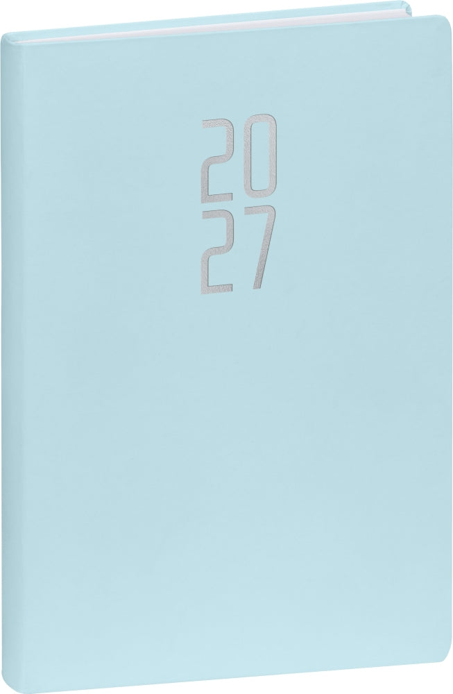 Buchkalender Ponza 2027, Tageskalender, blau, 15 x 21 cm