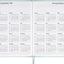 Buchkalender Ponza 2027, Tageskalender, mint, 15 x 21 cm