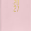 Buchkalender Ponza 2027, Tageskalender, rosa, 15 x 21 cm