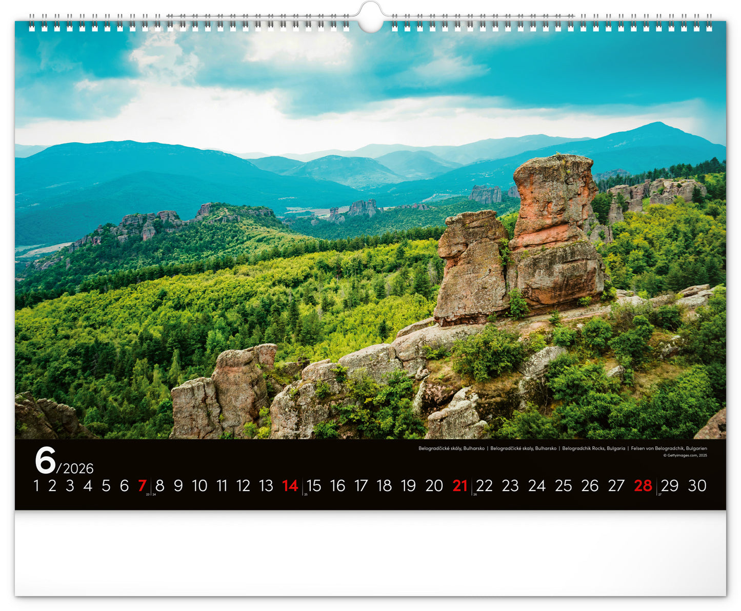 Wandkalender Landschaften 2026, 48 x 33 cm