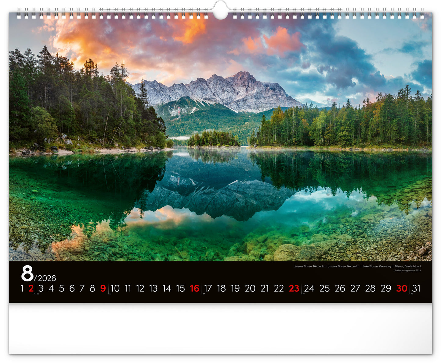 Wandkalender Landschaften 2026, 48 x 33 cm