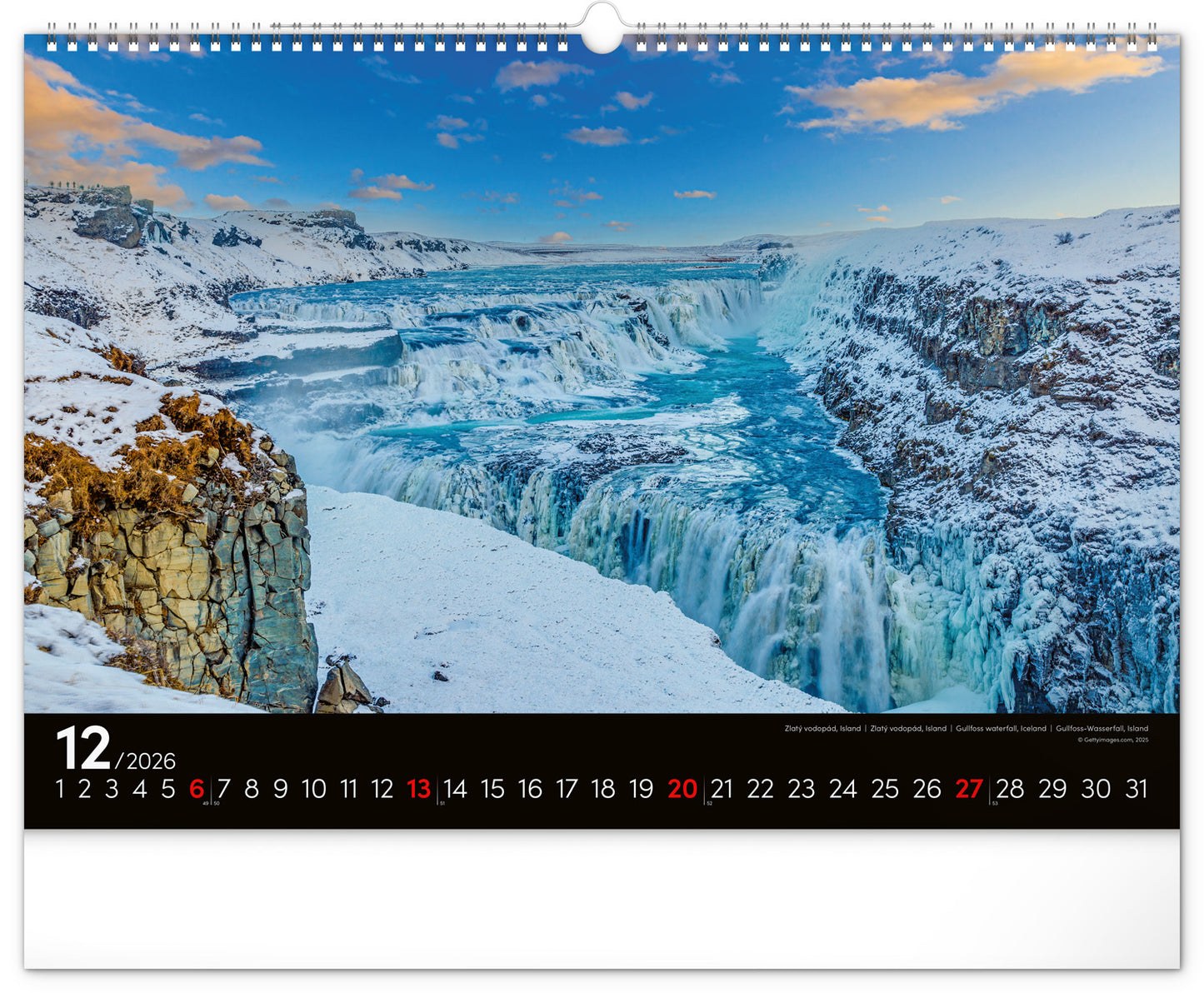 Wandkalender Landschaften 2026, 48 x 33 cm