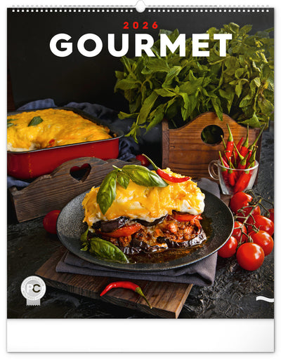 Wandkalender Gourmet 2026, 48 x 56 cm