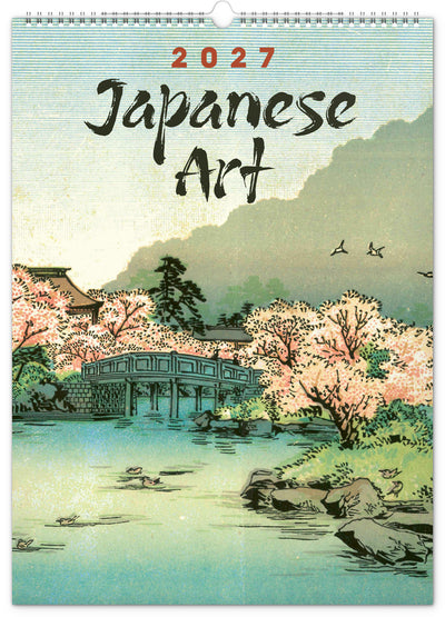 Wandkalender Vintage-Plakate – Japanische Kunst 2027, 33 x 46 cm