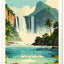 Wandkalender Vintage-Plakate – Ferne Länder 2027, 33 x 46 cm