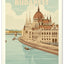 Wandkalender Vintage-Plakate – Weltstädte 2027, 33 x 46 cm