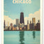 Wandkalender Vintage-Plakate – Weltstädte 2027, 33 x 46 cm