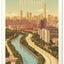 Wandkalender Vintage-Plakate – Weltstädte 2027, 33 x 46 cm